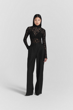 Topp - Mariana Lace Top Black