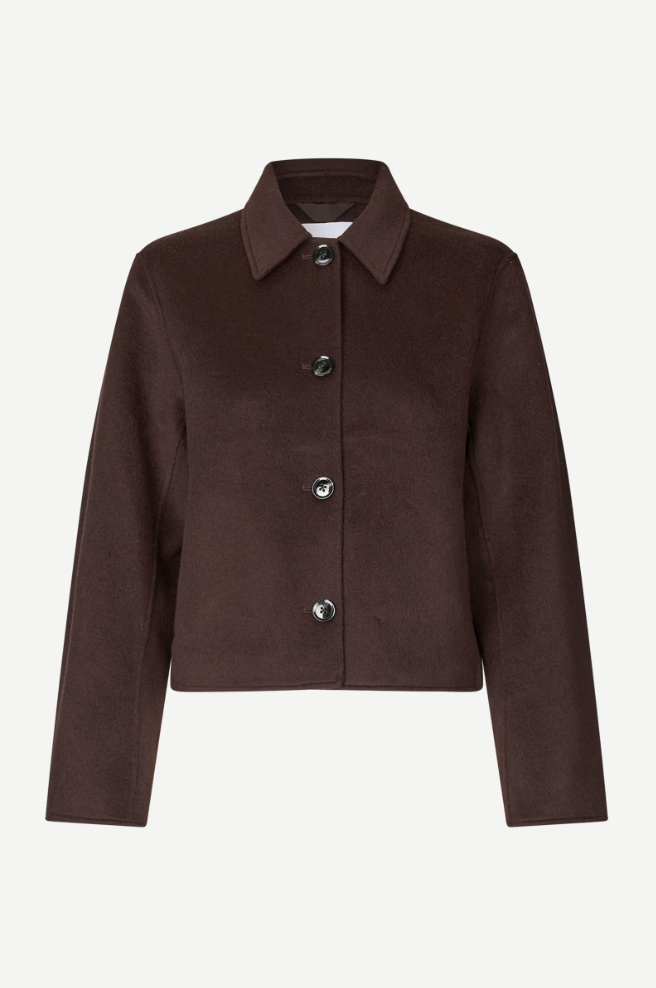 Jakke - Saholly Jacket Black Coffee