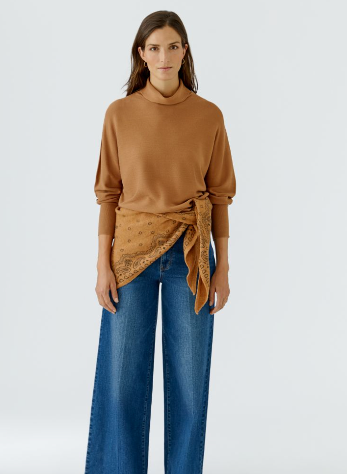 Skjerf - Triangular Scarf Light Rosewood