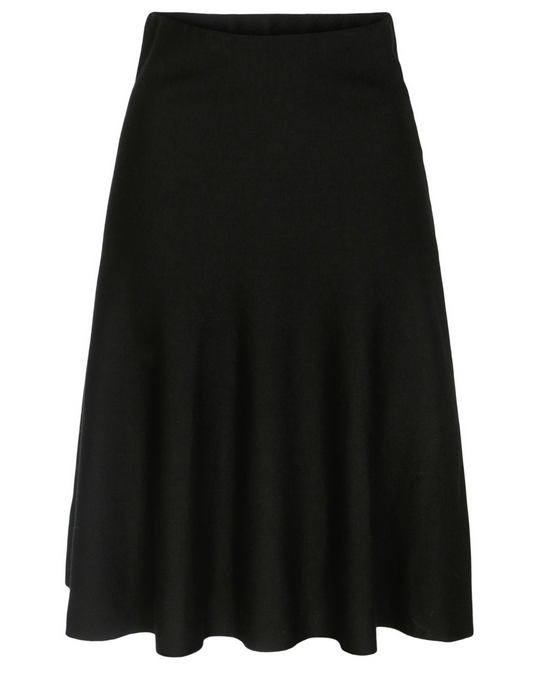 Skjørt - Darja Merino Skirt Black