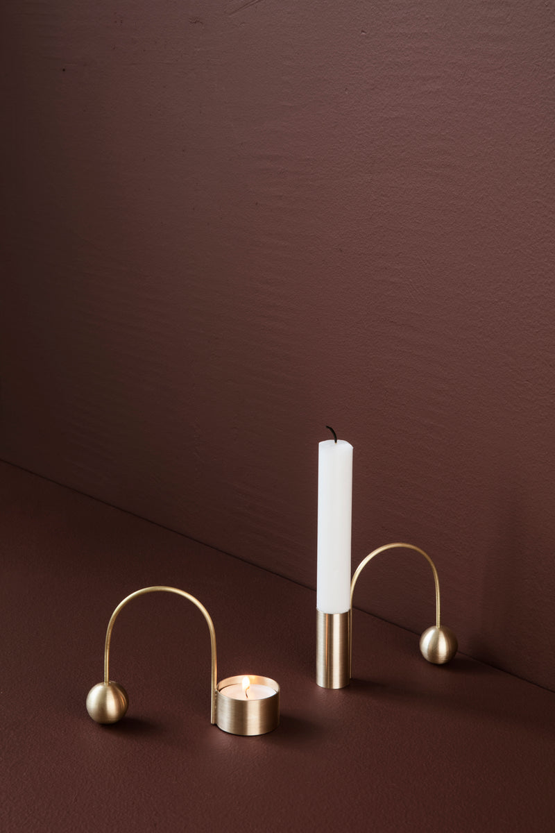 Telysholder - Balance Tealight Holder Brass