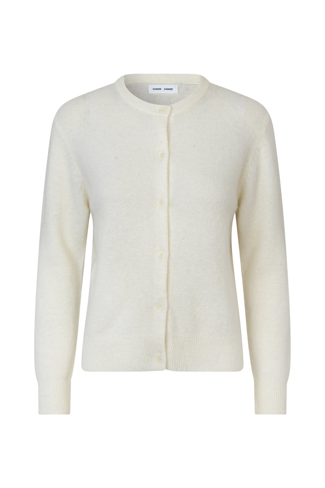 Cardigan - Nor Short Cardigan Clear Cream