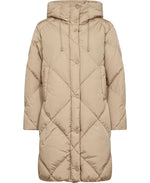 Jakke - Guelfo Quilted Coat Sand