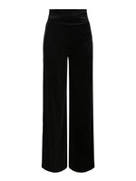 Velourbukse - Amber Velour Pants Black