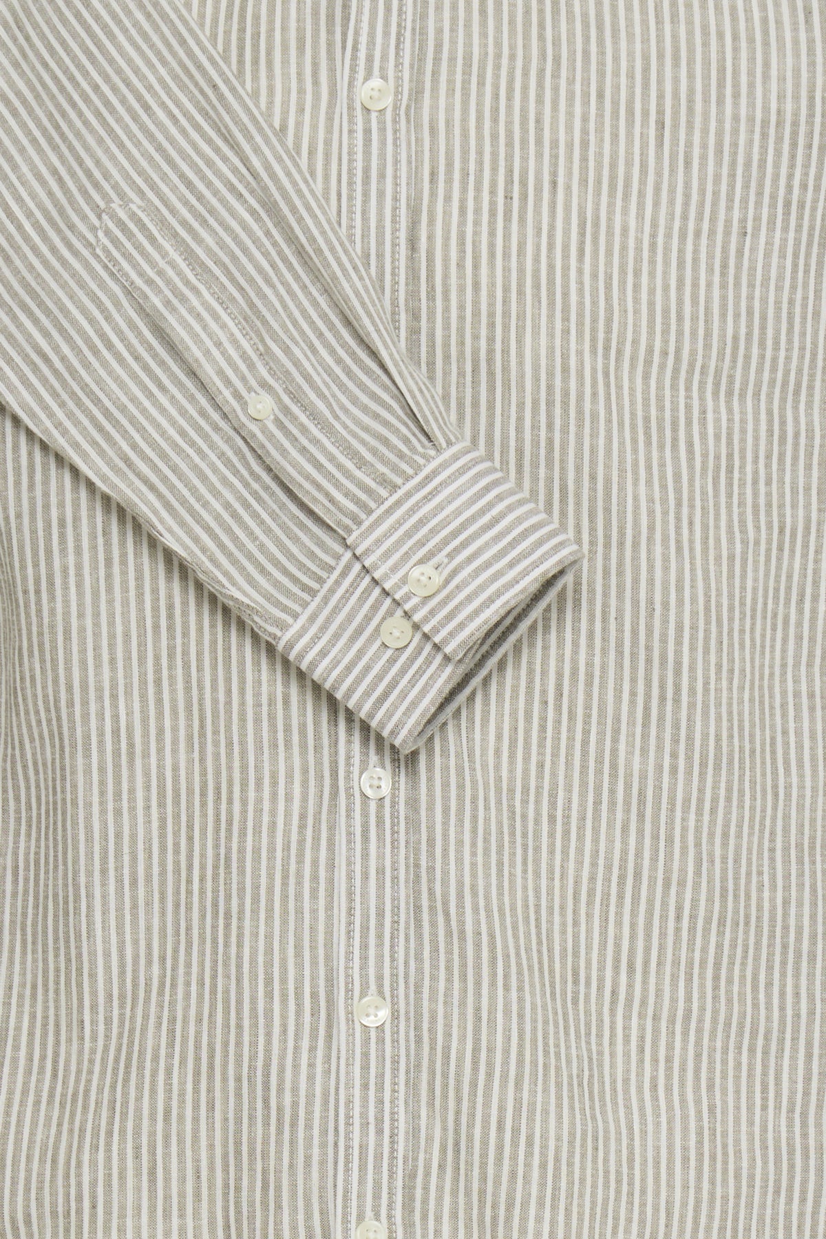 Skjorte - CFESTRUP LS Linen Mix Shirt Mermaid Melange