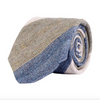 Slips - Classic Tie Fishbone & Block Light Blue