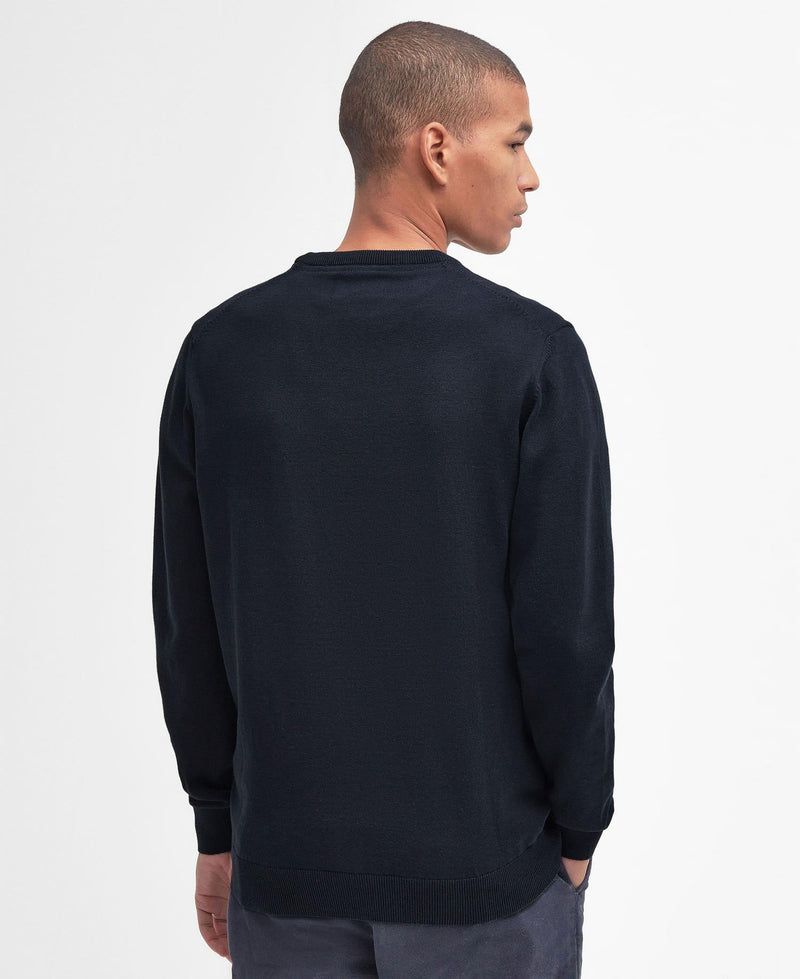 Genser - Pima Cotton Crew Neck Navy