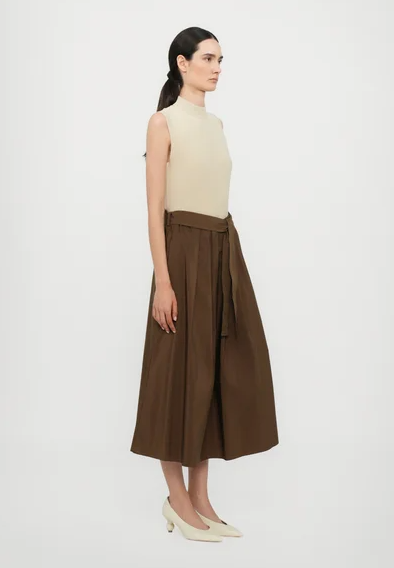 Skjørt -Zarda A-Line Skirt Chocolate