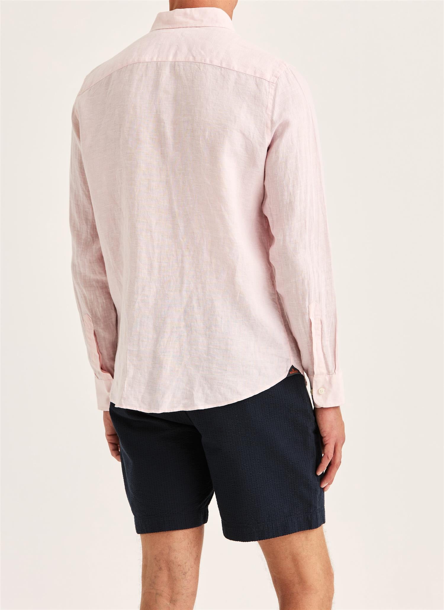 Linskjorte - Douglas Linen Shirt-Classic Fit Light Pink