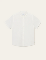 Skjorte - Kris Linen SS Shirt White