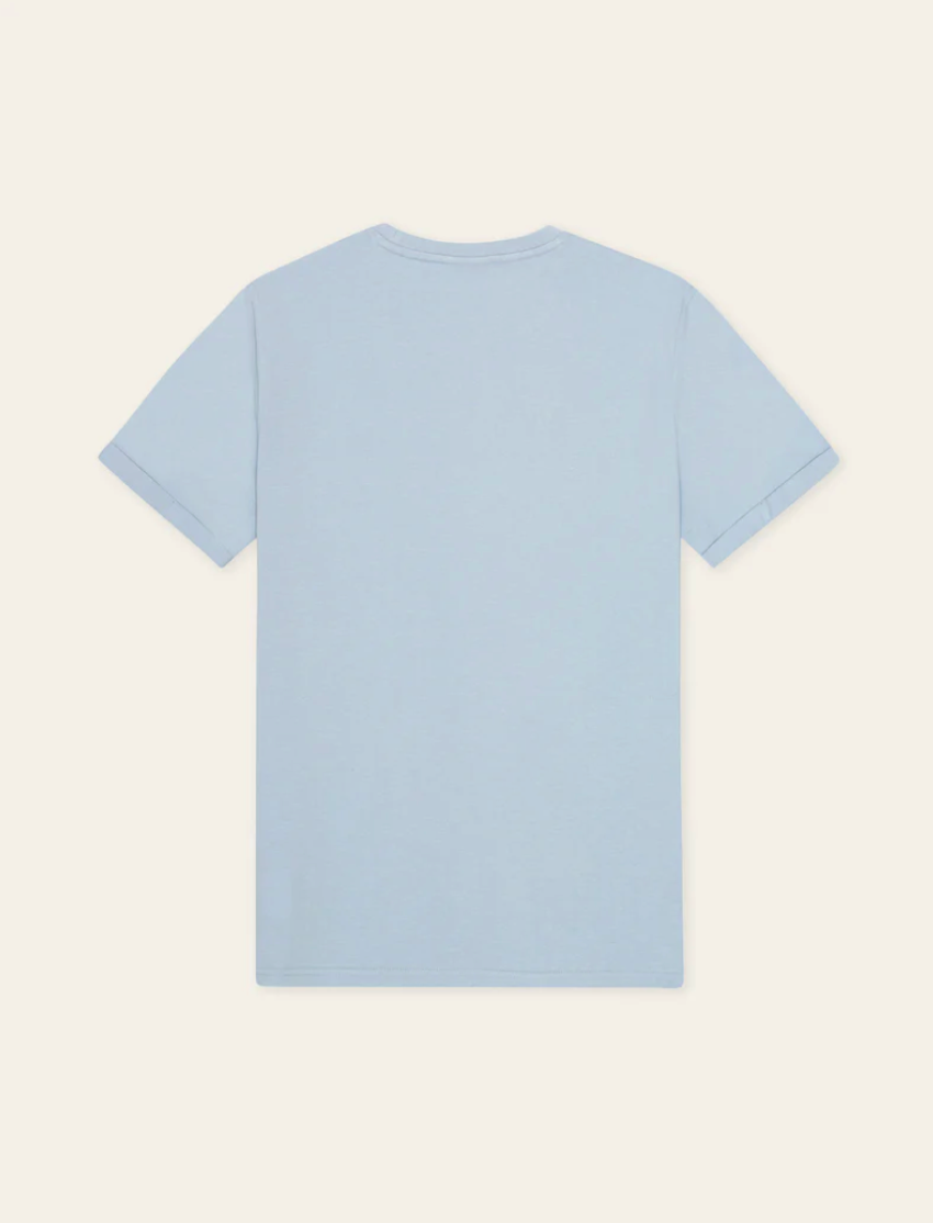 T Skjorte - Norregaard Contrast T-Shirt Blue Fog