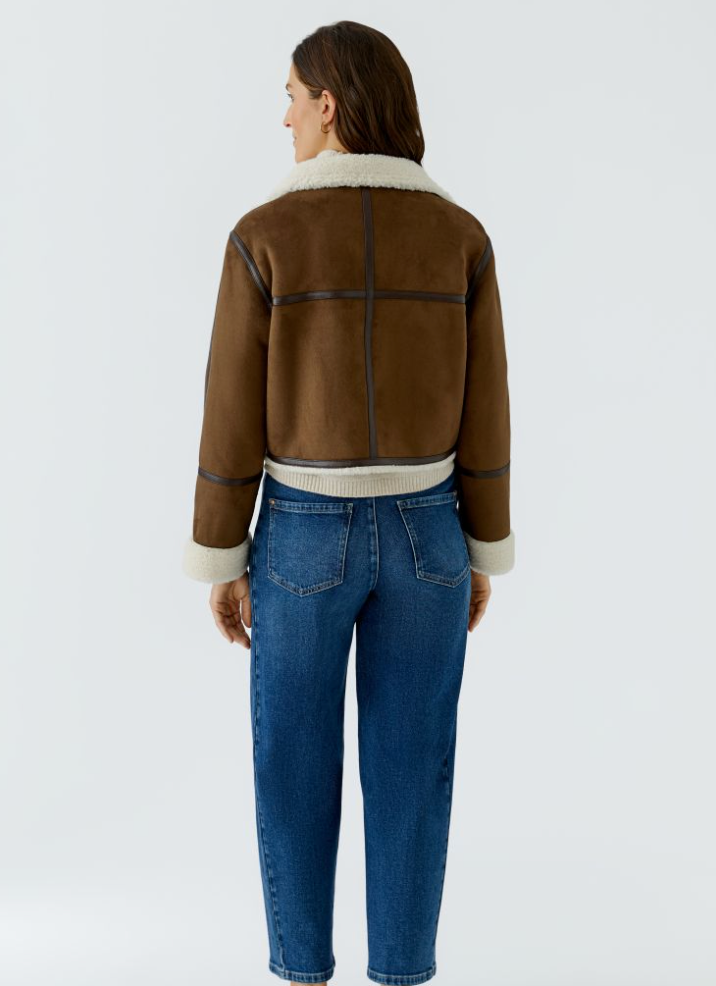 Jakke - Sherling Jacket Brown