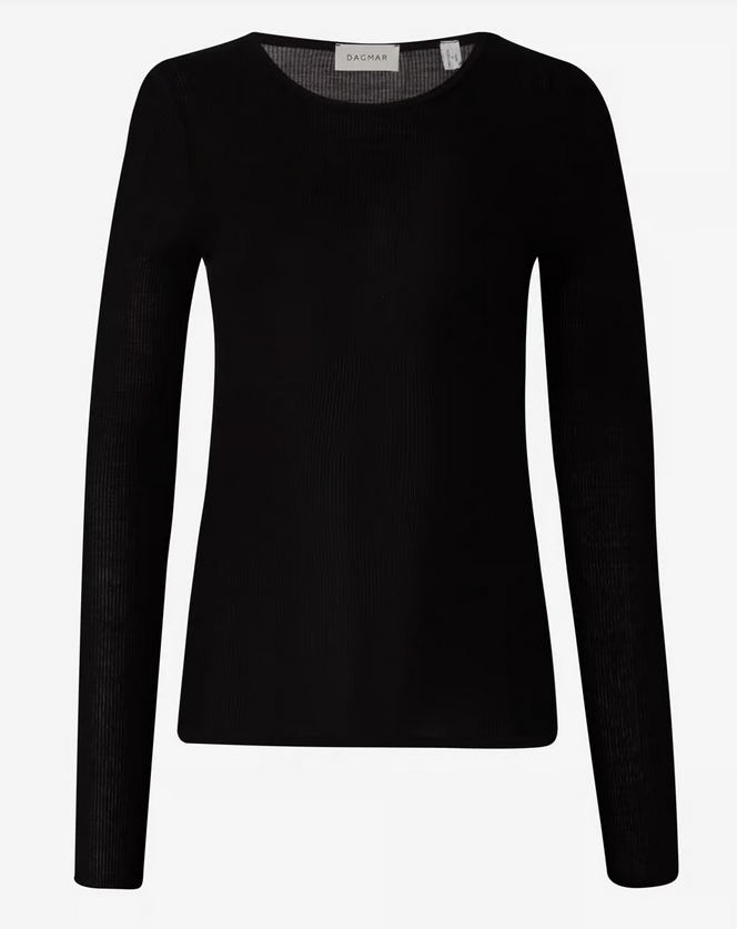 Topp - Lyocell Long Sleeve Black