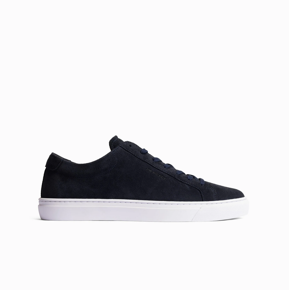 Sneakers - Spin Navy Suede Leather