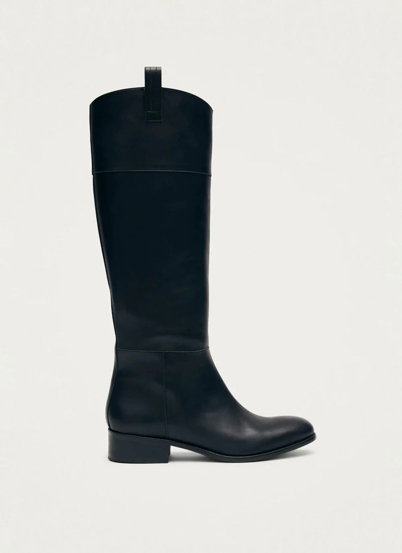 Støvletter - Billie Black Leather Boots