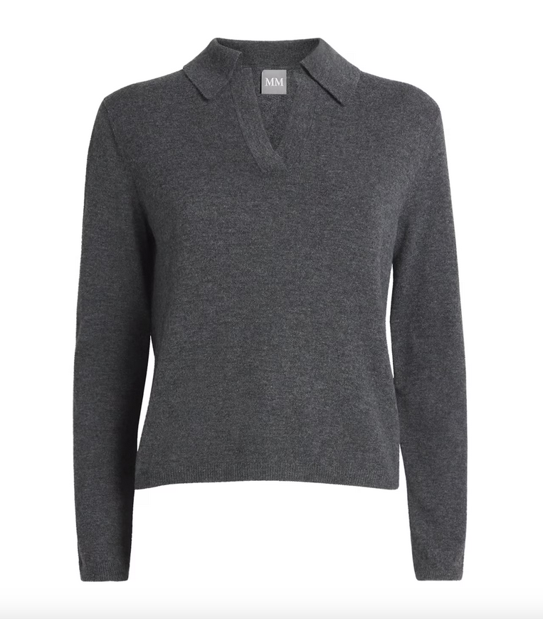 Genser - Moxa Grey Virgin Wool-Cashmere Sweater