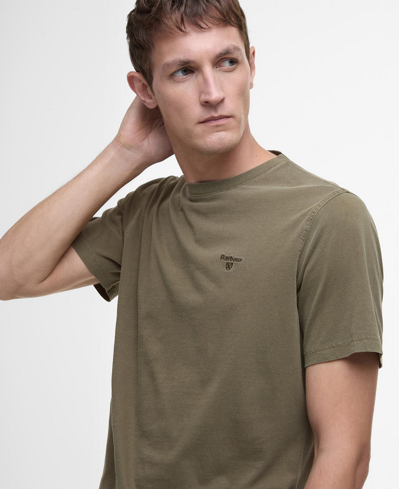 T-skjorte - Garment Dyed T-Shirt Agave Green