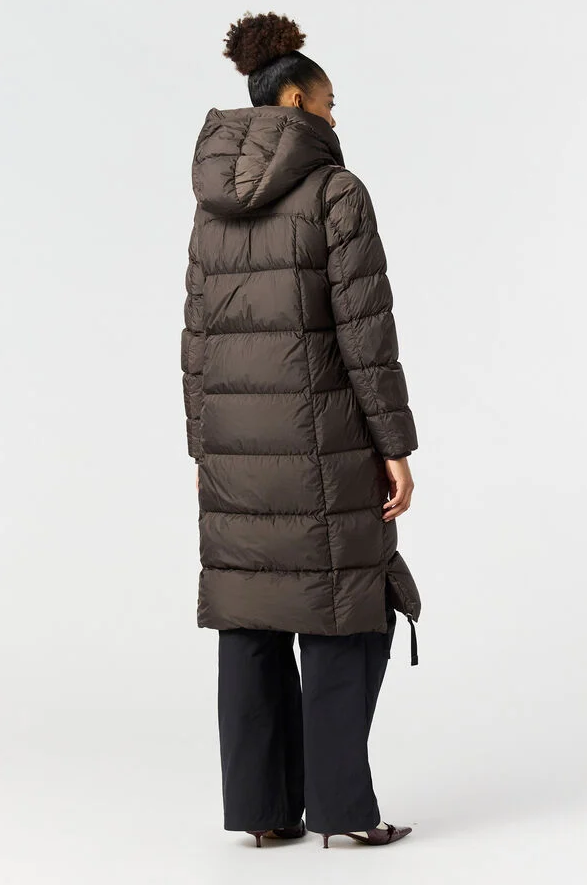 Jakke - Panda Long Down Jacket Earth Brown