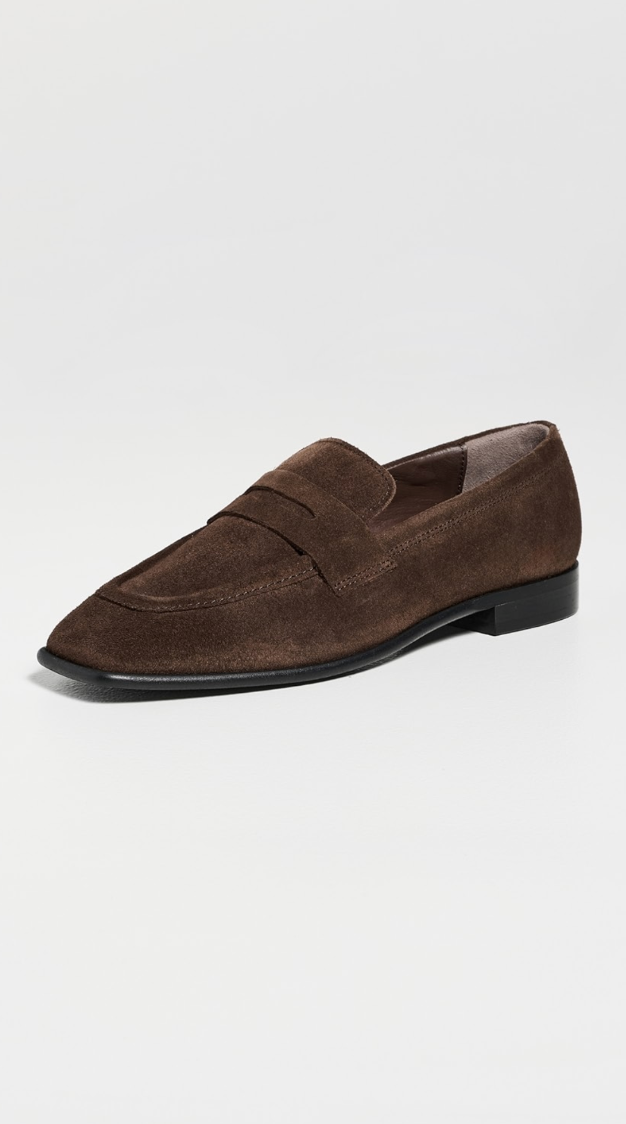 Loafers - Zaha Suede Brown Leather Loafers