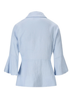 Bluse - Guro Linen Shirt Kentucky Blue