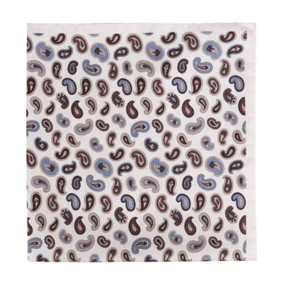 Tørkle - White Pattern Oxford