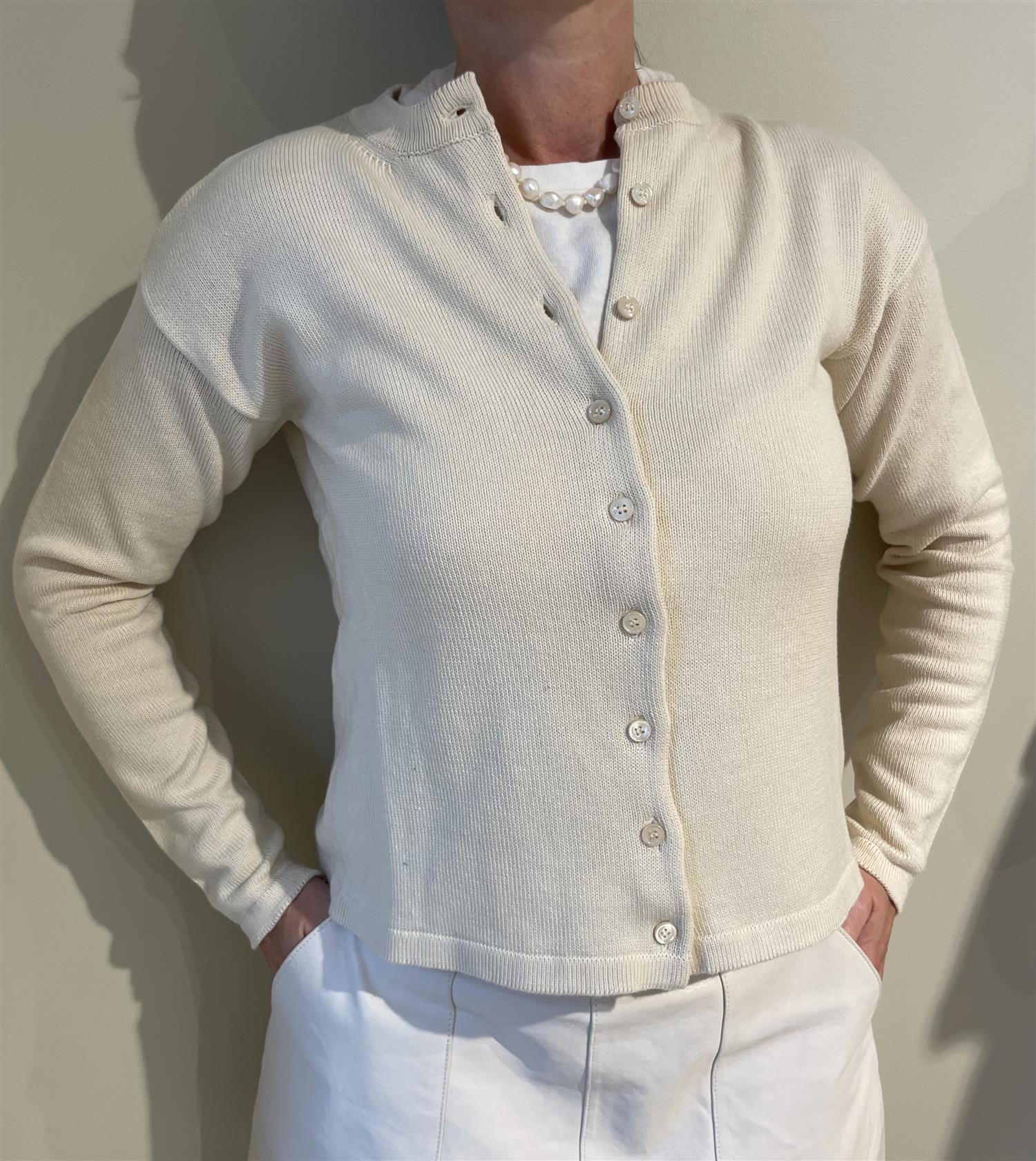 Cardigan - Eritea Cotton Yarn Cardigan