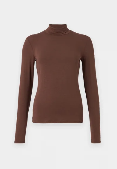 Genser - Multif Turtleneck Sweater Brown