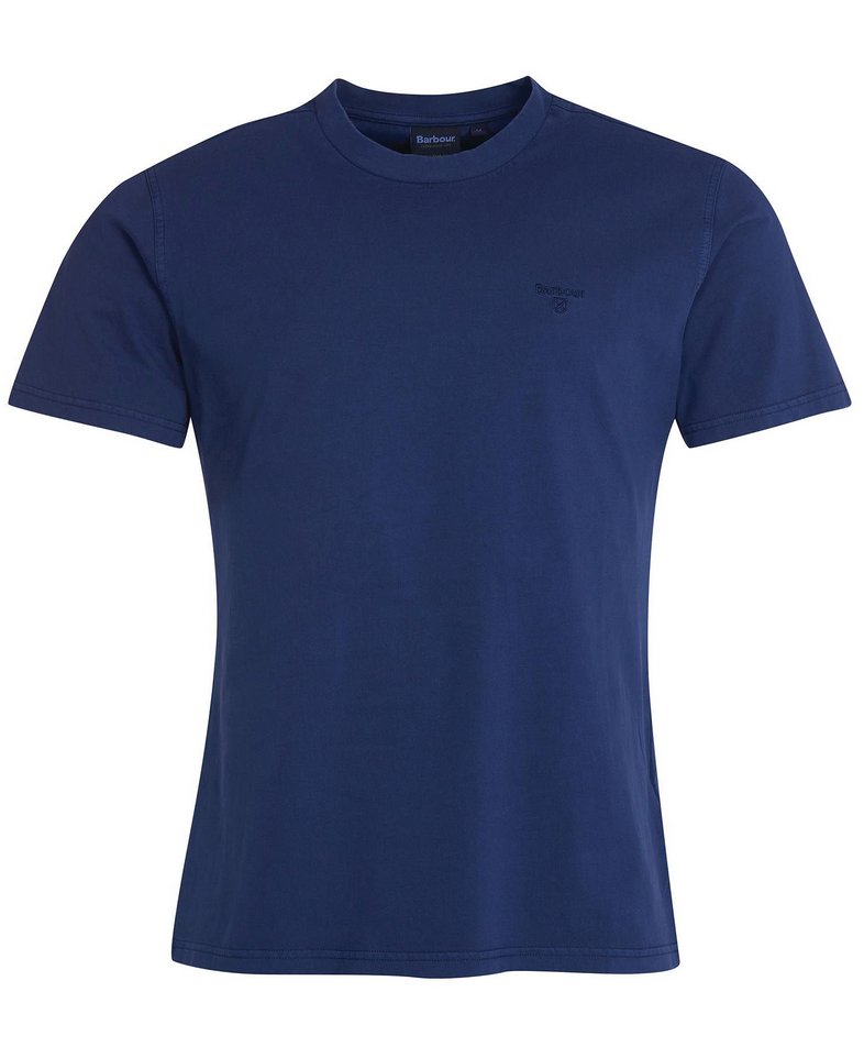 T-Skjorte - Garment Dyed T-Shirt Marine Blue