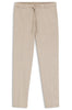 Bukse - Modern Fit Trousers In A Linen Blend Open Beige