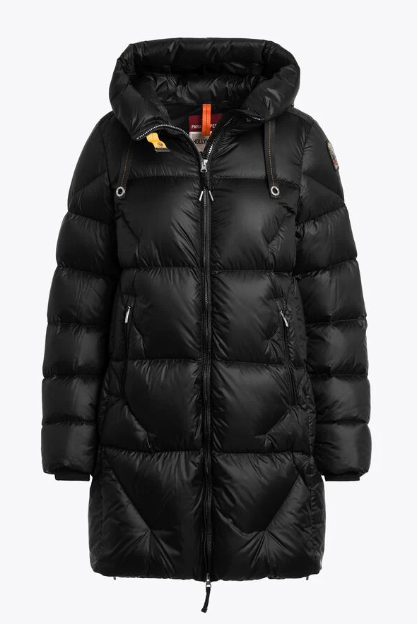 Jakke - Janet Hooded Down Jacket Black