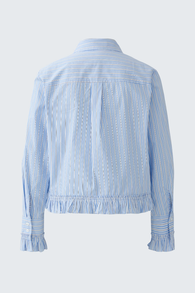 Bluse - Blouse Lt Blue White