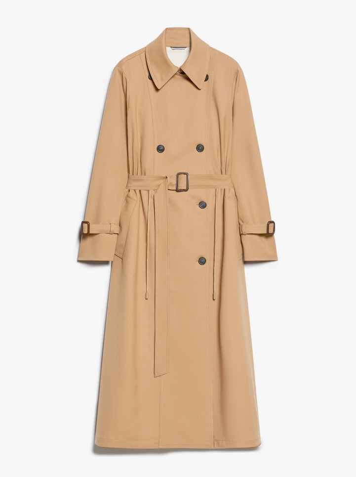 Kåpe - Fatuo Wool-Blend Trench Coat Camel