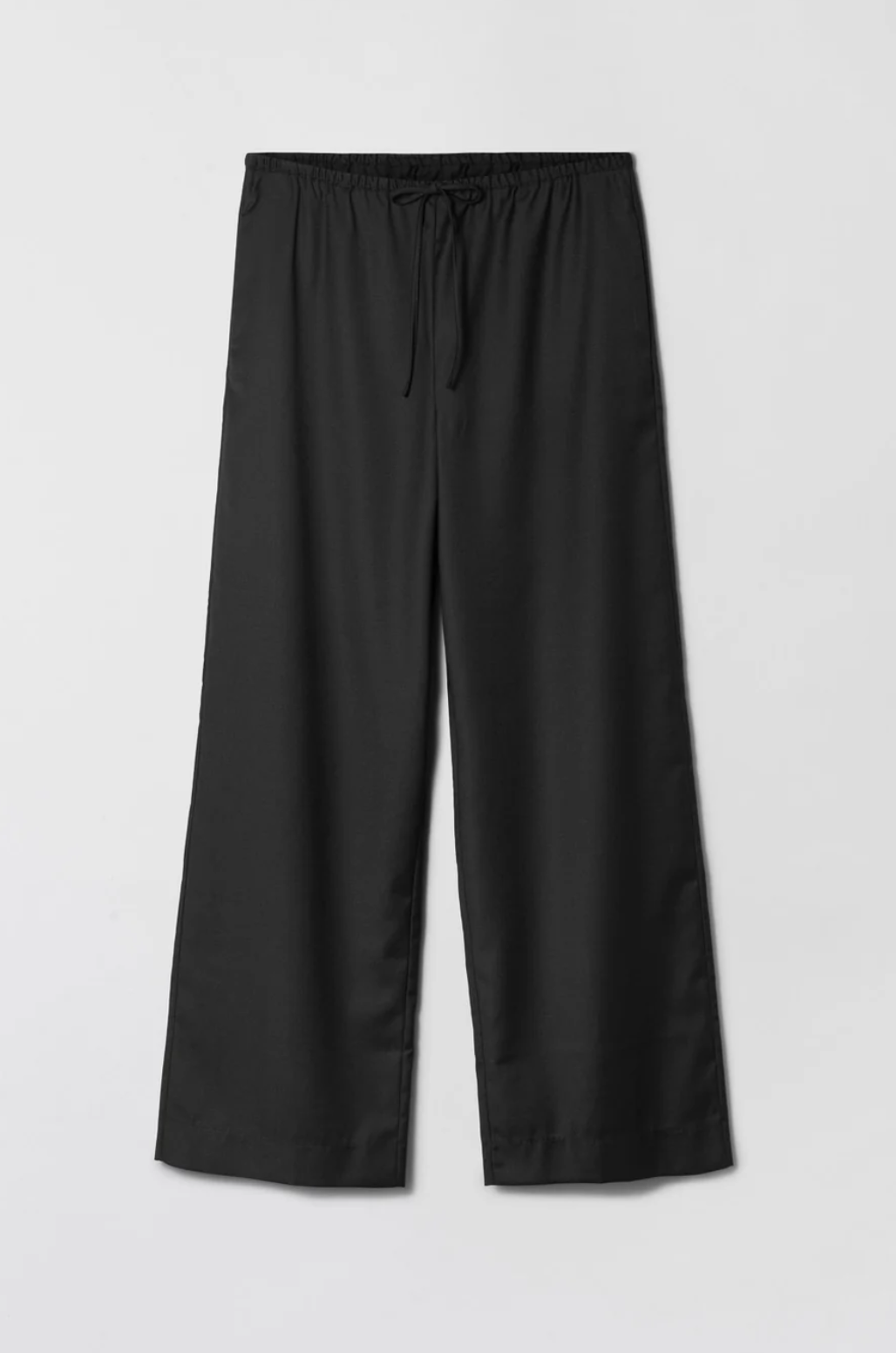 Bukse - Viscose Twill Siena Trousers Jet Black