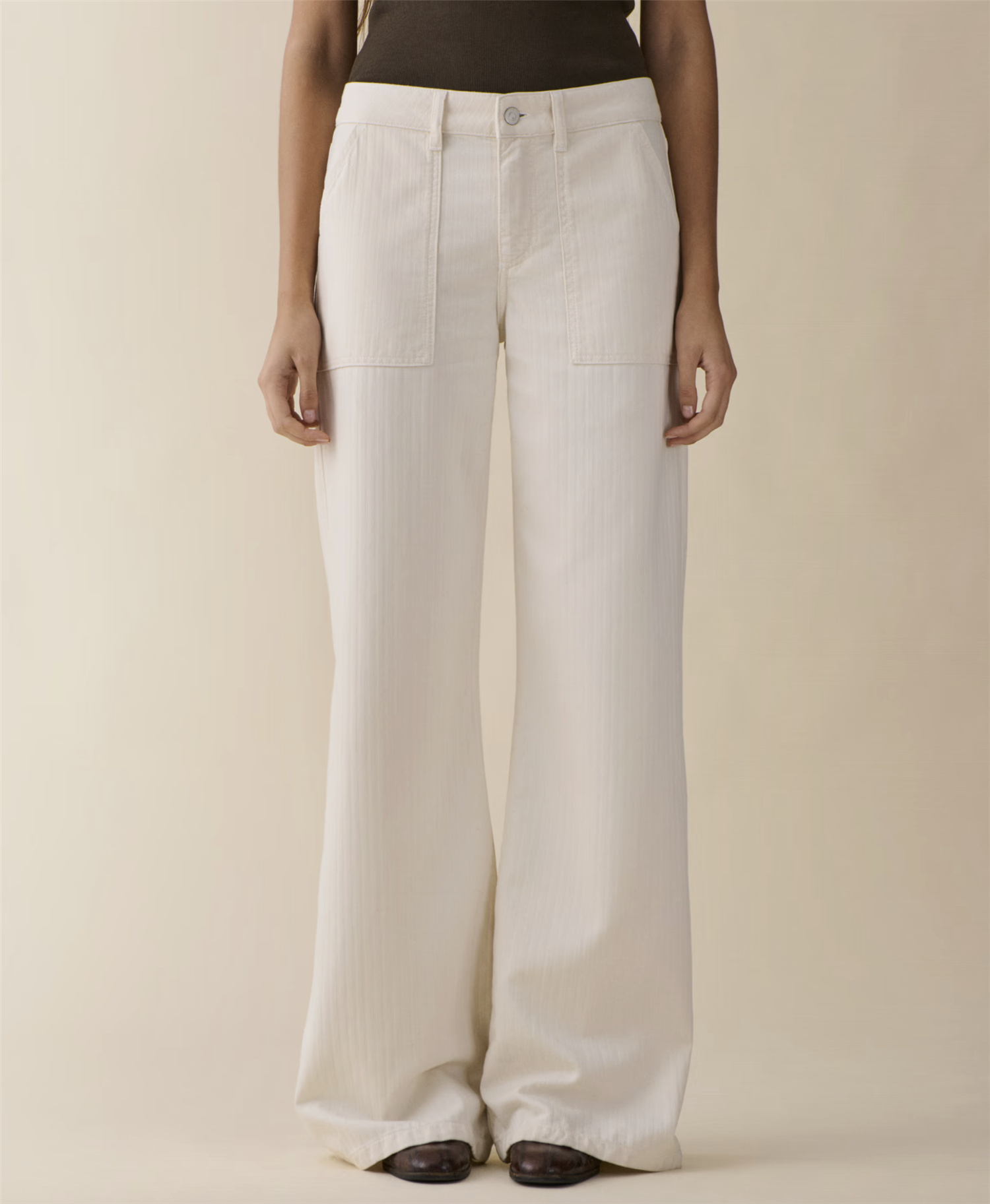 Bukse - Guell Chevron Ecru