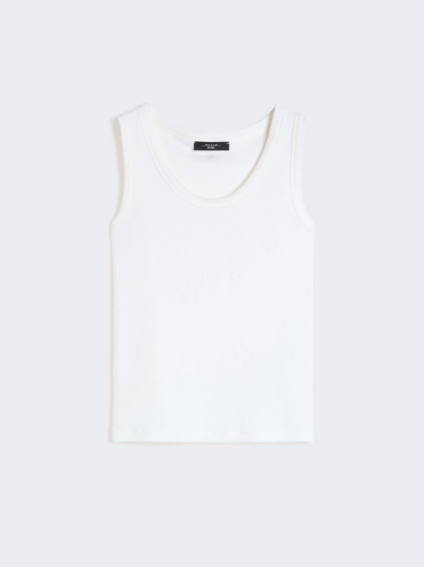 Singlet - Stretch Cotton Top  white