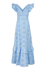 Kjole - Maurizia Maxi Dress Blue