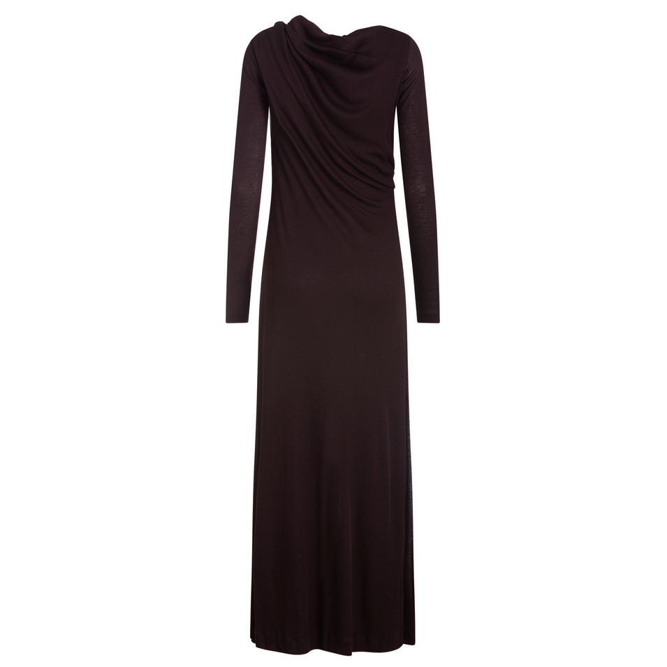 Kjole - Evargo Maxi Dress Dark Purple