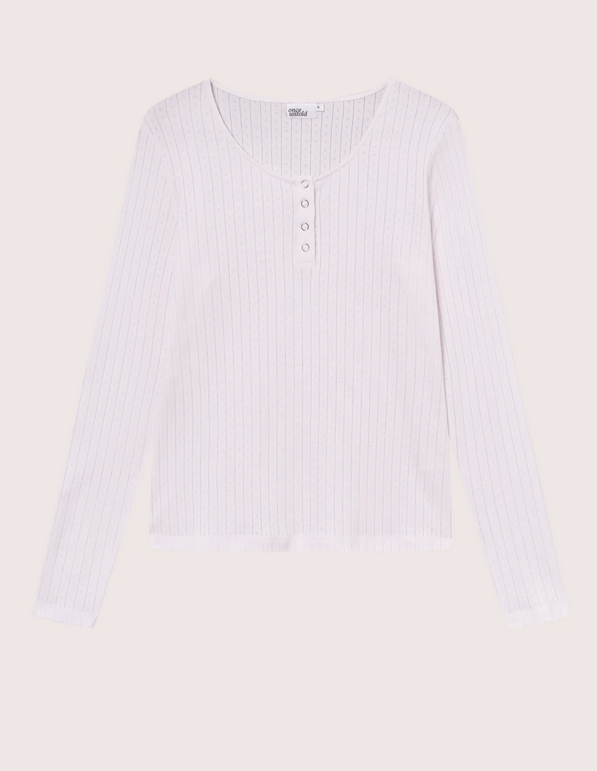 Pysjgenser - Sophie Button Sweater Soft Pink