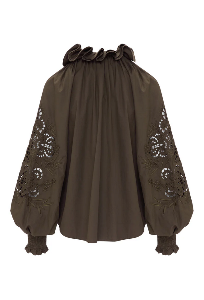 Topp - Antonina Top Olive Green