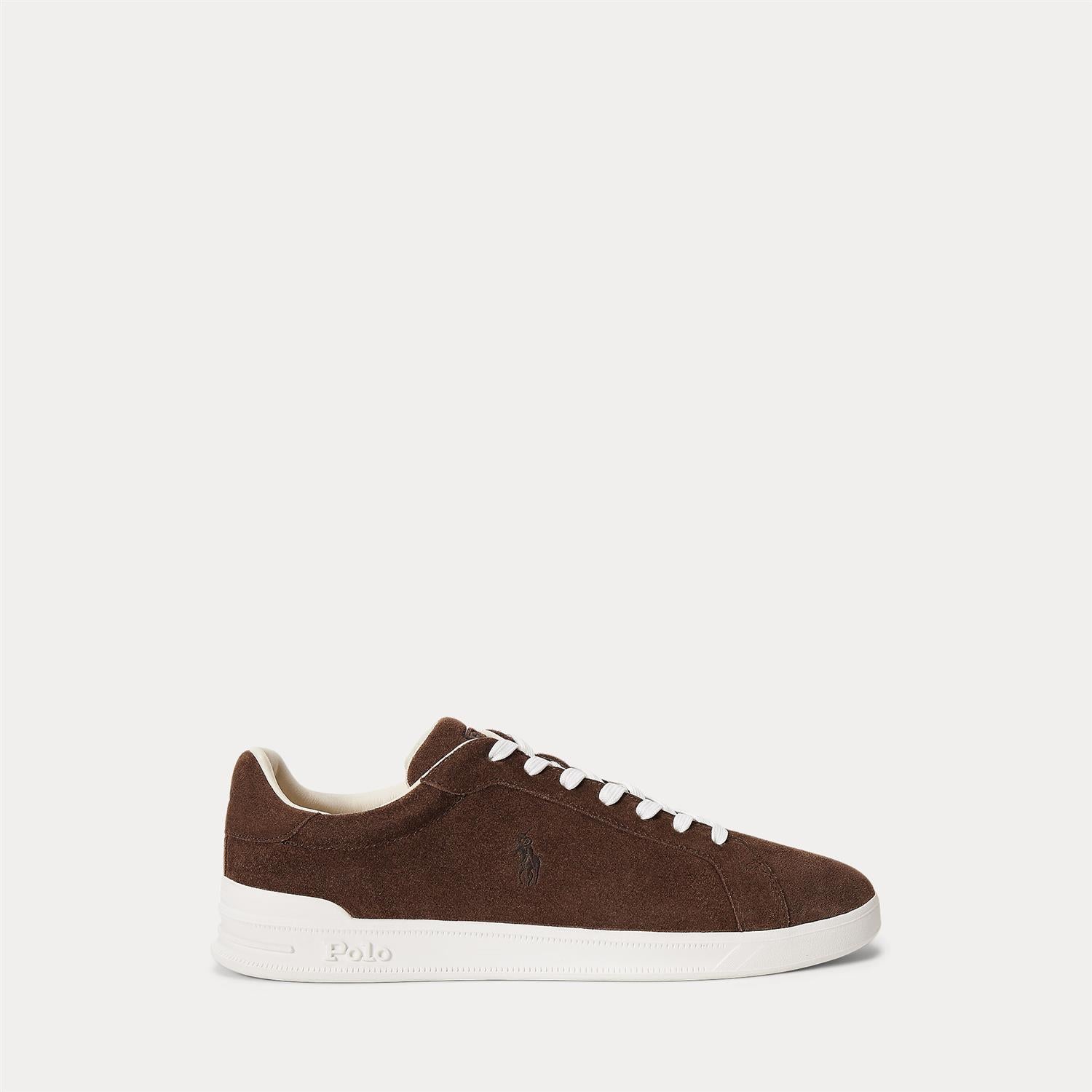 Sneakers - Heritage Court II Suede Sneakers Chocolate Brown