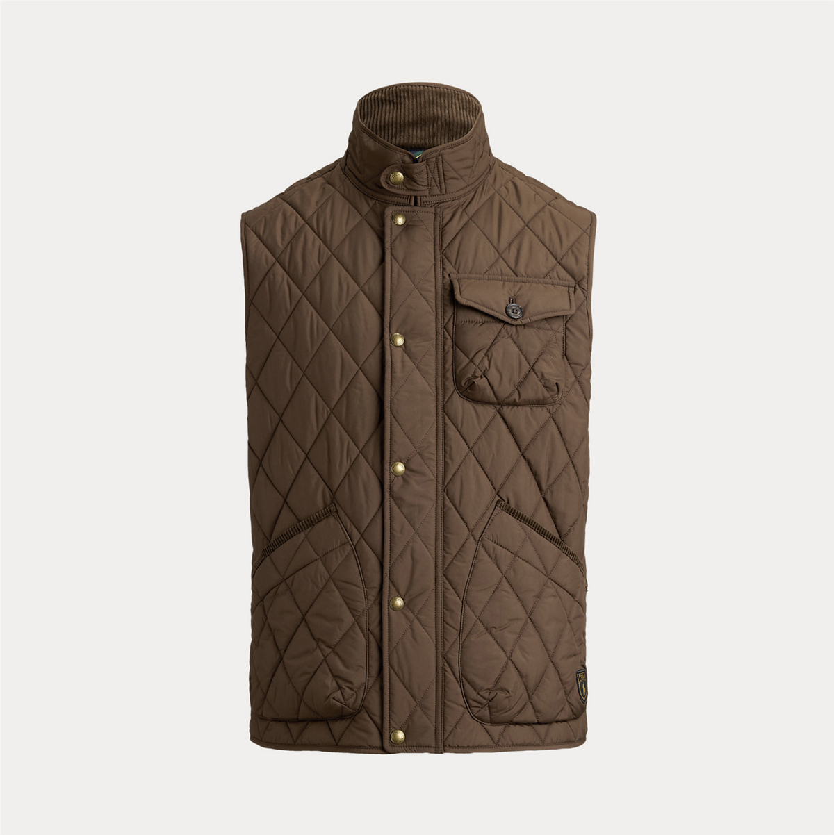 Vest - The Beaton Quilted Utility Vest Nutmeg Brown