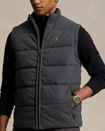 Vest - Herringbone Double Knit Vest Grey