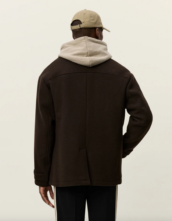 Jakke - McKee Solid Wool Jacket Delicioso