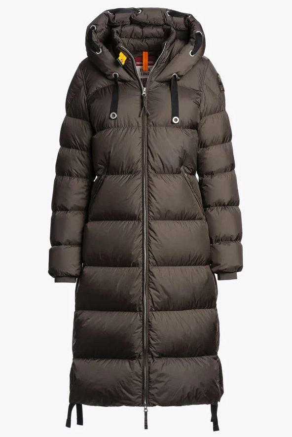 Jakke - Panda Long Down Jacket Earth Brown