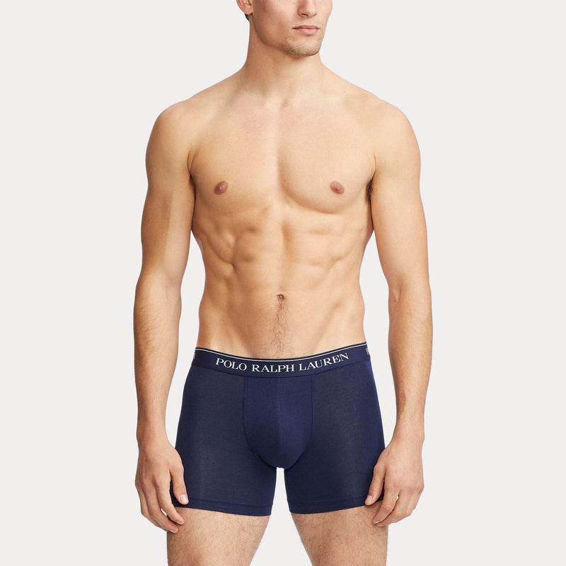 Boksershorts - Stretch-Cotton Boxer Brief 3-Pack Navy