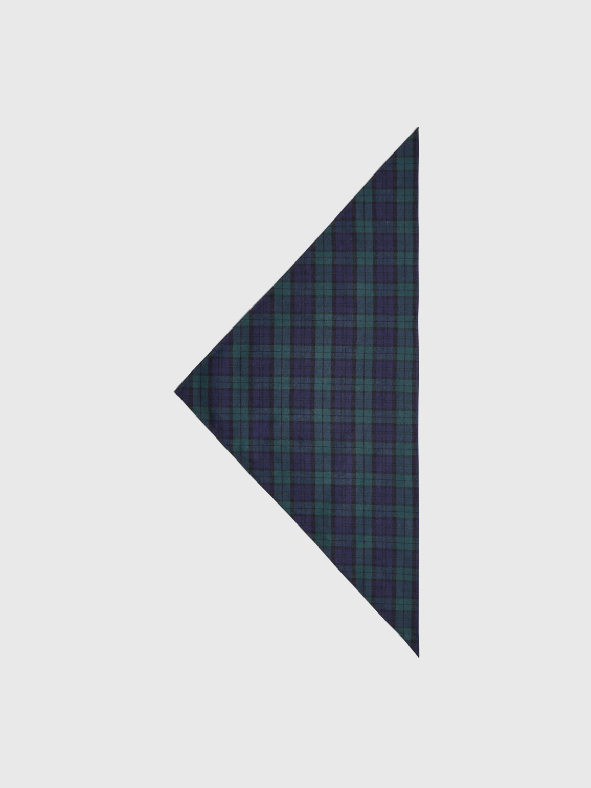 Skjerf - Flannel Poet Scarf Green Navy Check