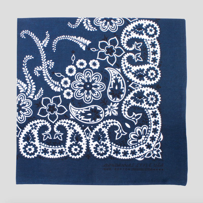 Skjerf - Bandana Scarf Navy