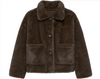 Jakke - Faje Faux Mink Choco