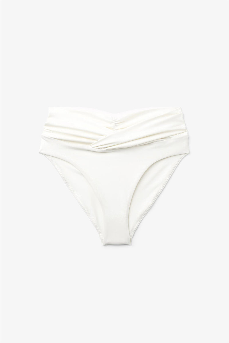 Bikinitruse - Bay Bikini Bottom Creme White