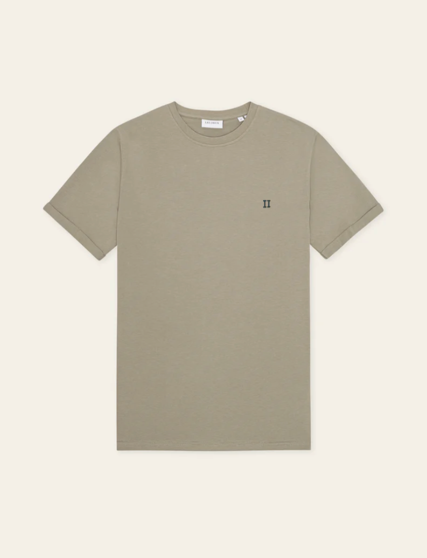 T Skjorte - Norregaard Contrast T-Shirt Laurel Oak Sand
